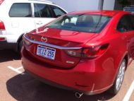 MAZDA 6 SEDAN LIP SPOILER 2012+