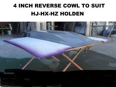HOLDEN HJ-HX-HZ 4 INCH REVERSE COWL RIBBED SCOOP